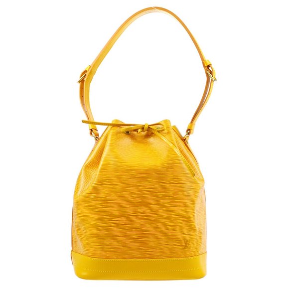 Louis Vuitton Noe Drawstring Shoulder Bag Purse Epi Yellow - Picture 1 of 12